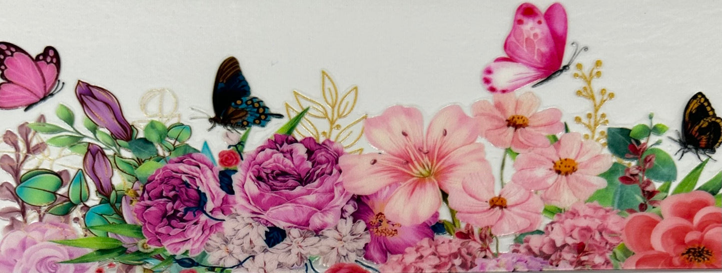 D087 Flowers & Butterflies