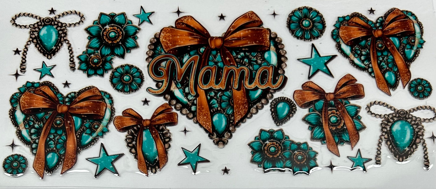 D0118 Brown & Blue Mama