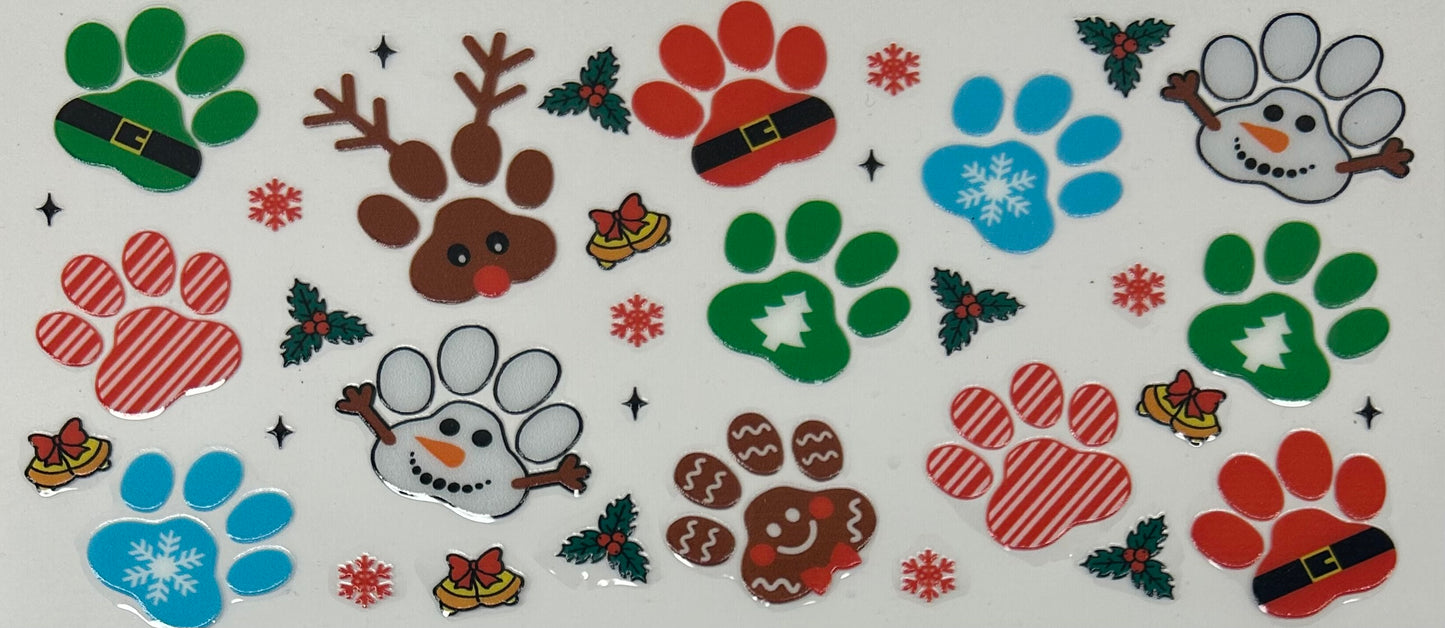 D0281 Dog Print Christmas