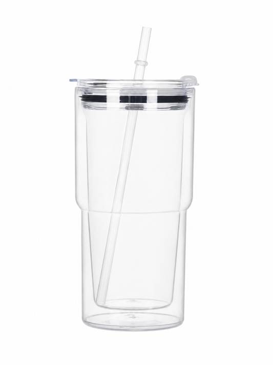 18oz Plastic Acrylic Snowglobe Cup