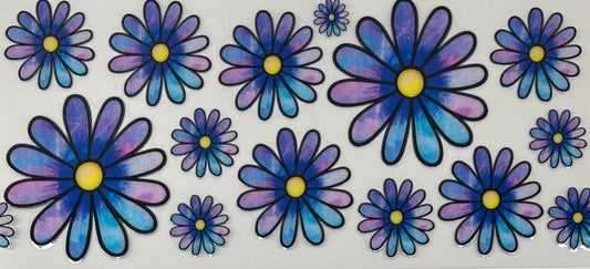 D0259 Purple & Blue Flowers