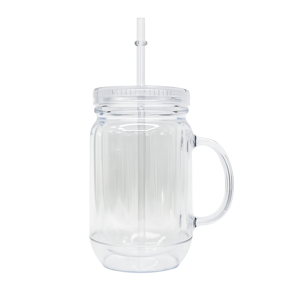 20oz Snowglobe Plastic Mug