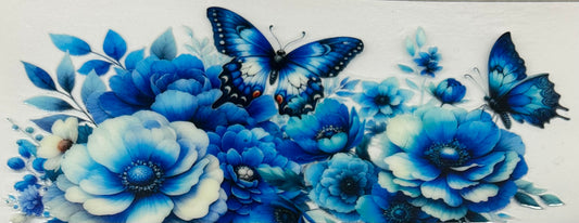 D063 Blue Butterflies