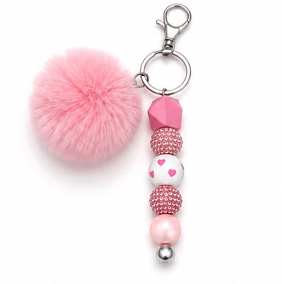 Custom Beaded Keychain